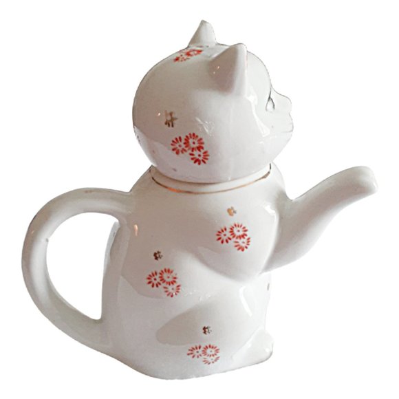 πΊVintage Ceramic Cat Paw Spout Tea Pot - Picture 2 of 6